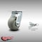 Service Caster 4 Inch SS Thermoplastic Rubber Swivel Caster with Roller Bearing and Swivel Lock SCC-SS30S420-TPRRD-BSL - alternate 6